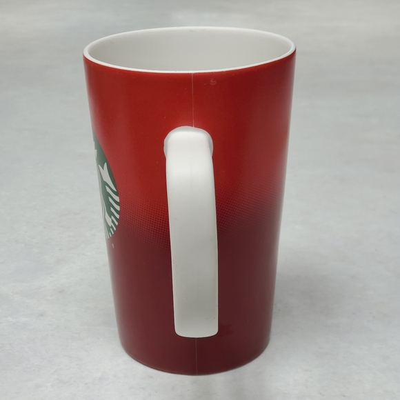 Starbucks 2015 Red Ombre Holiday Mug Cup 16 Fl Oz - Picture 5 of 9